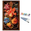 (US Only)Paint By Numbers Kit On Canvas DIY Oil Art Tulip Picture Home Wall Decor40x70cm