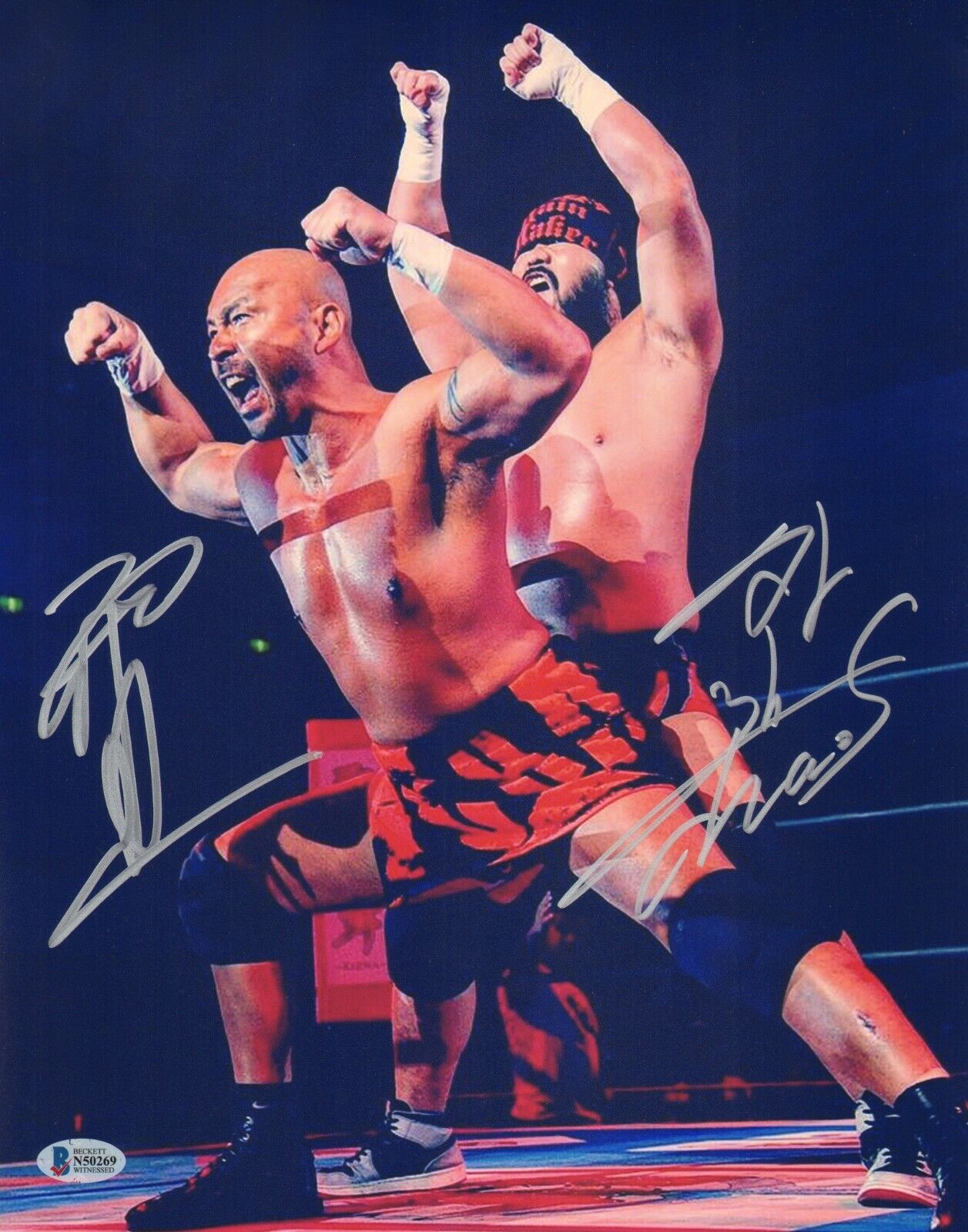 Jado & Gedo Signed 11x14 Photo Poster painting BAS Beckett COA New Japan Pro Wrestling Picture 1