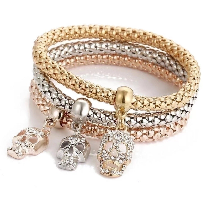 Modern Style Heart Shape Elephant Alloy Inlay Rhinestones Women’s Bangle