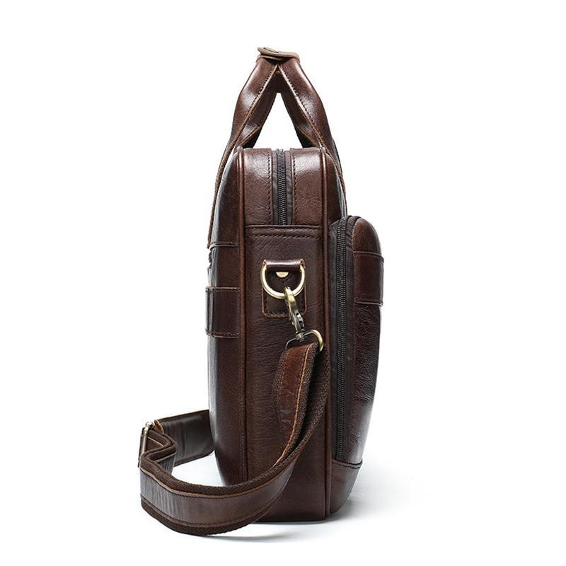 Practical Business Large Capacity Handbags Vintage 15.6 Inch Case