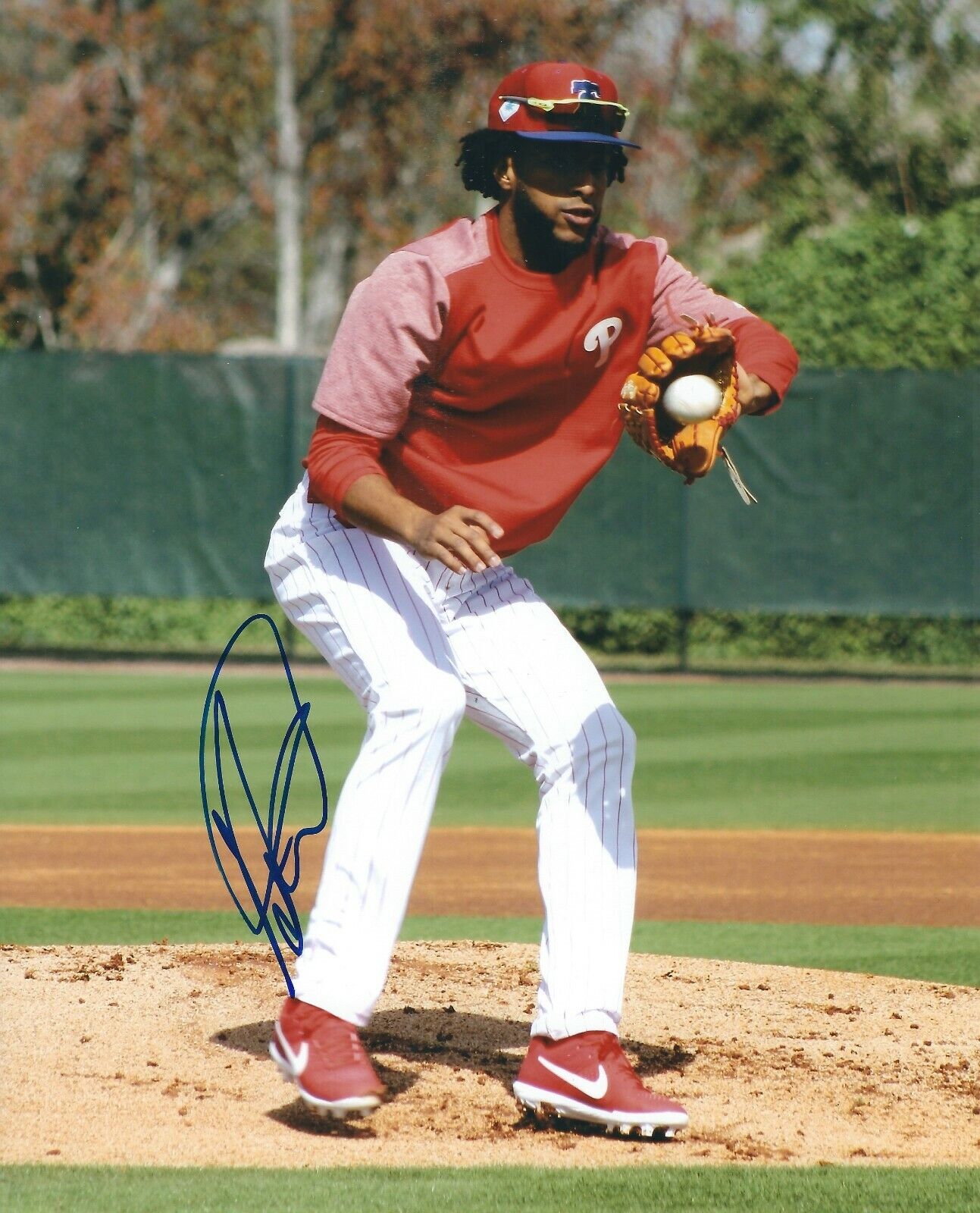 Signed 8x10 ADONIS MEDINA Philadelphia Phillies Autographed Photo Poster painting- COA