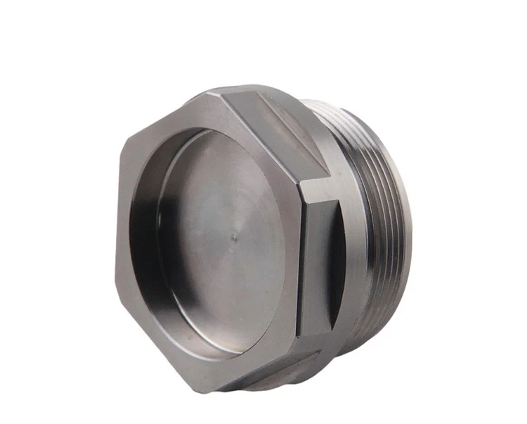  1.375x24 titanium end cap screw cups Baffle adpater 1/2x28 5/8x24 for Fuel Filter QT119 mst solvent traps