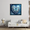 Heart-Shaped-11CT Stamped Cross Stitch 55*55cm