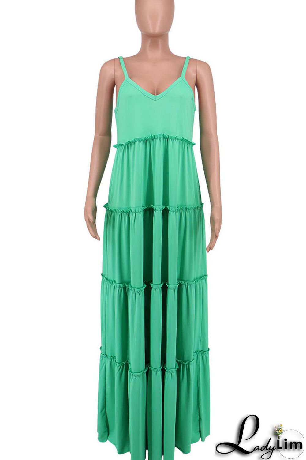 Purple Casual Solid Split Joint Spaghetti Strap Sling Dress Dresses