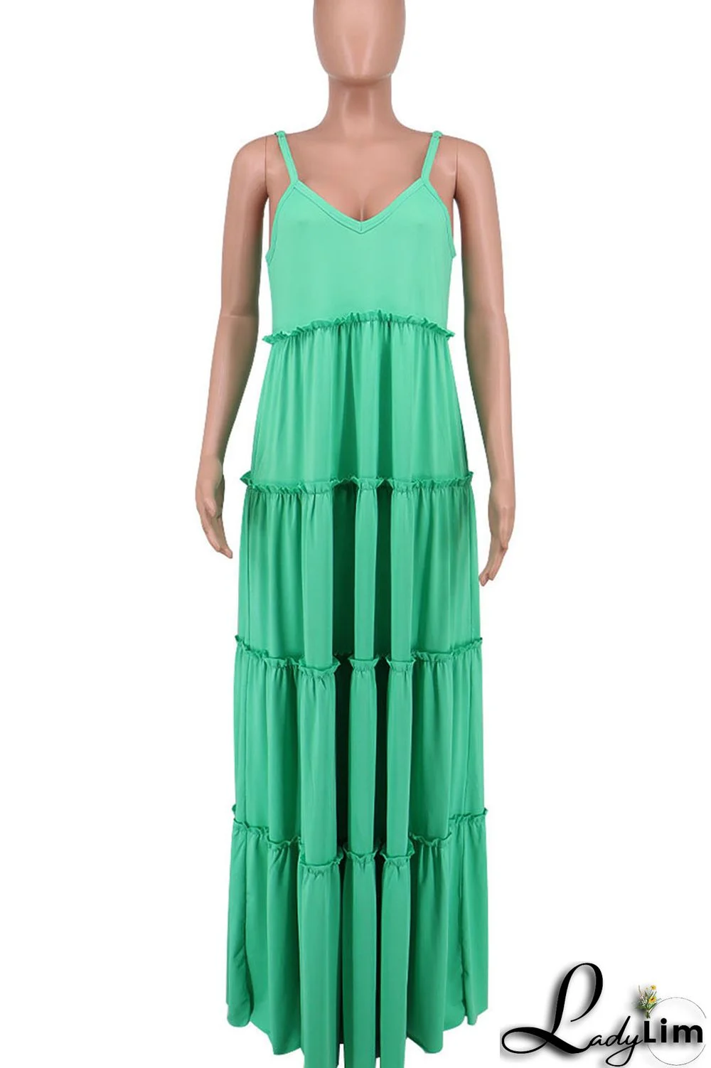 Purple Casual Solid Split Joint Spaghetti Strap Sling Dress Dresses