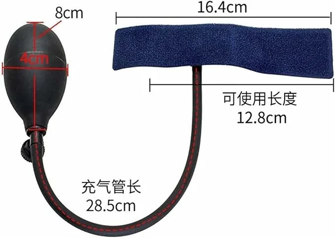 Men's Inflatable Lock Fine Ring Delay Ring Expansion Lock Fine Inflatable Anal Plug Horse Eye Adult Sex Toys