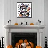 Diamond Painting - Partial Special Shaped Drill - Halloween Panda(Canvas|30*30cm)