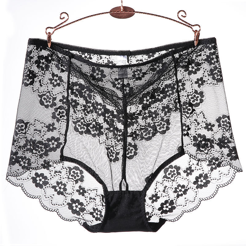 Sexy lace large size breathable briefs