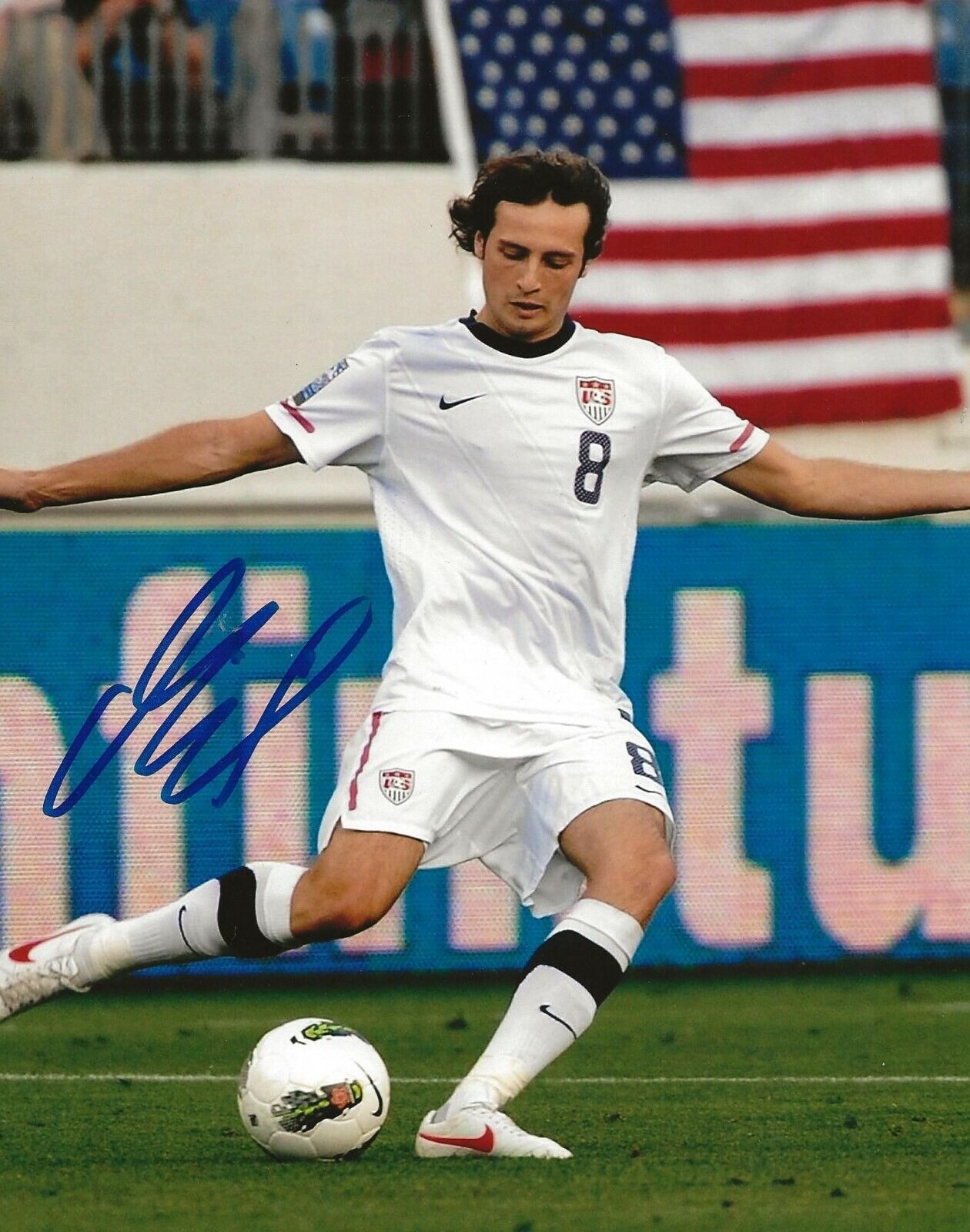 Mix Diskerud signed USA Soccer 8x10 Photo Poster painting autographed