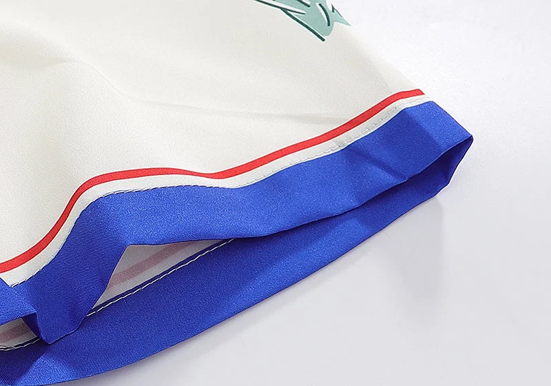 Casablanca 2023SS New Product Silk Short Sleeve Shirt