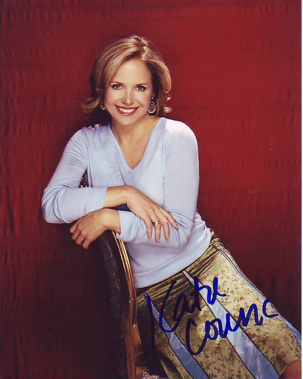 KATIE COURIC signed autographed Photo Poster painting