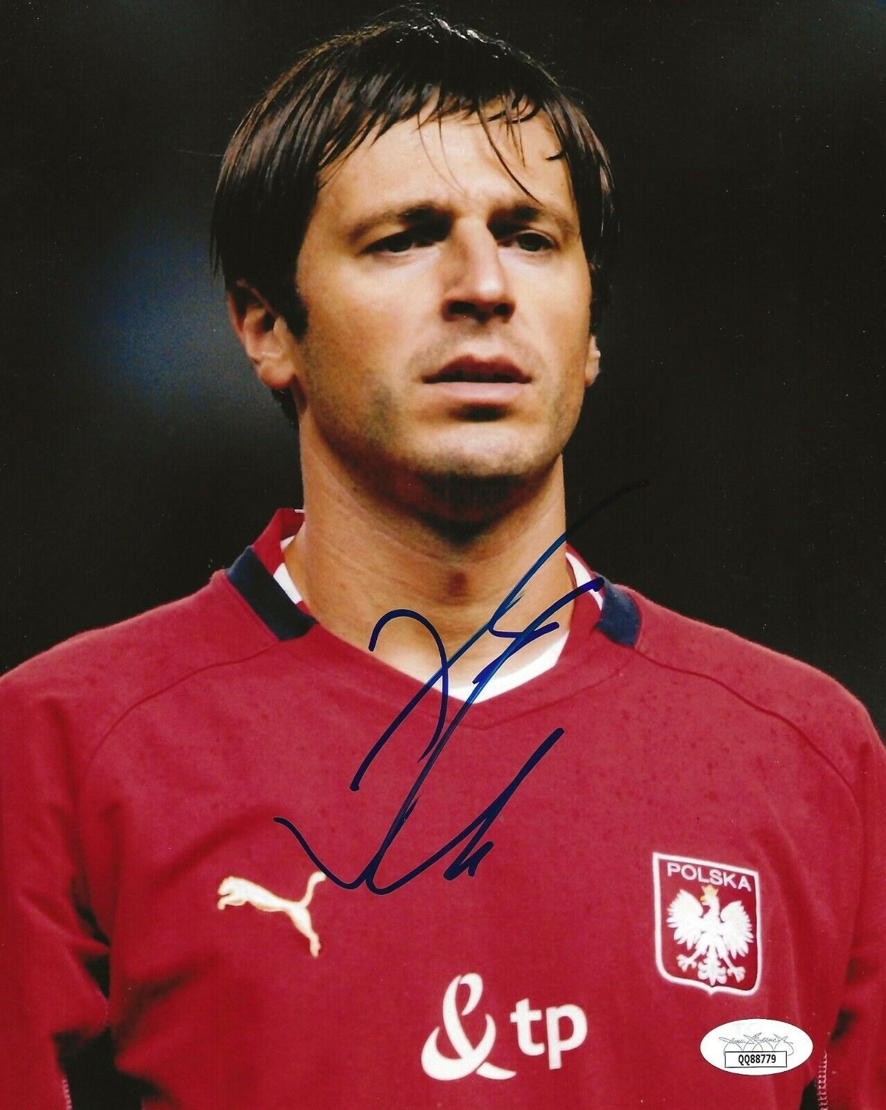 Maciej Zurawski Wisla Krakow Celtic signed Poland 8x10 Photo Poster painting autographed JSA