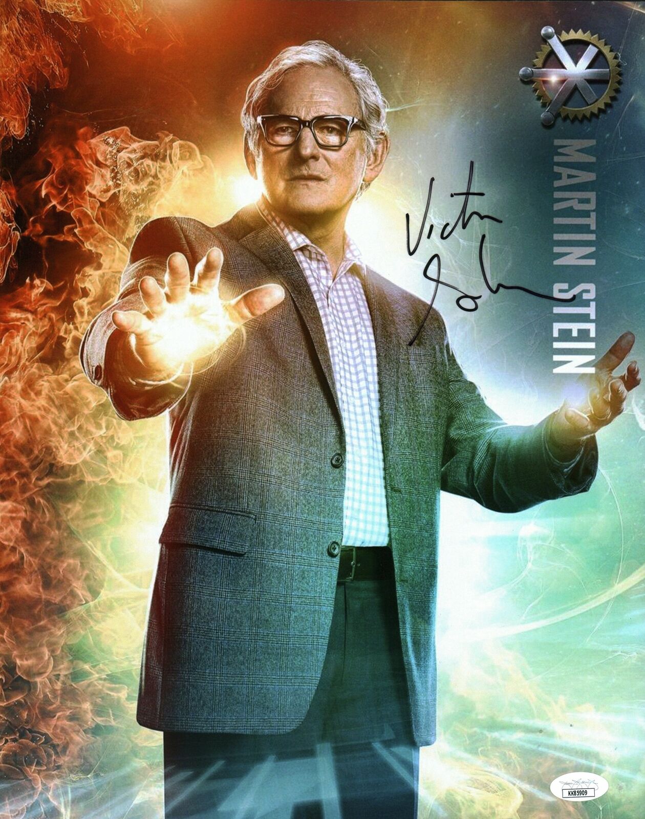 Victor Garber Dr. Stein DC Legends of Tomorrow 11x14 Poster Signed Auto JSA COA