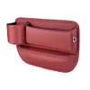 Car Seat  Organizer Leather Side Storage Box Car Seat Side Drink Phone Holder