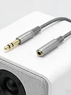 6.35mm Headphone Extension Cable Wear Resist Male To Female TRS Adapter Cord Multi-Purpose Hi-Fi Sound Stereo Extender Cord for IPhone/Headset/Smartphones