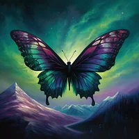 Aurora Butterfly - Diamond Painting