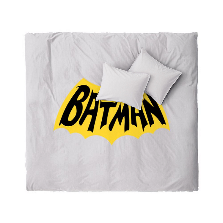 Superhero Logo, Batman Duvet Cover Set