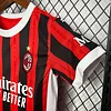 2024/2025 Kids Size AC Milan Home Soccer Jersey 1:1 Thai Quality