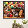 Cat-Full carr&eacute; diamant peinture-50 * 40cm