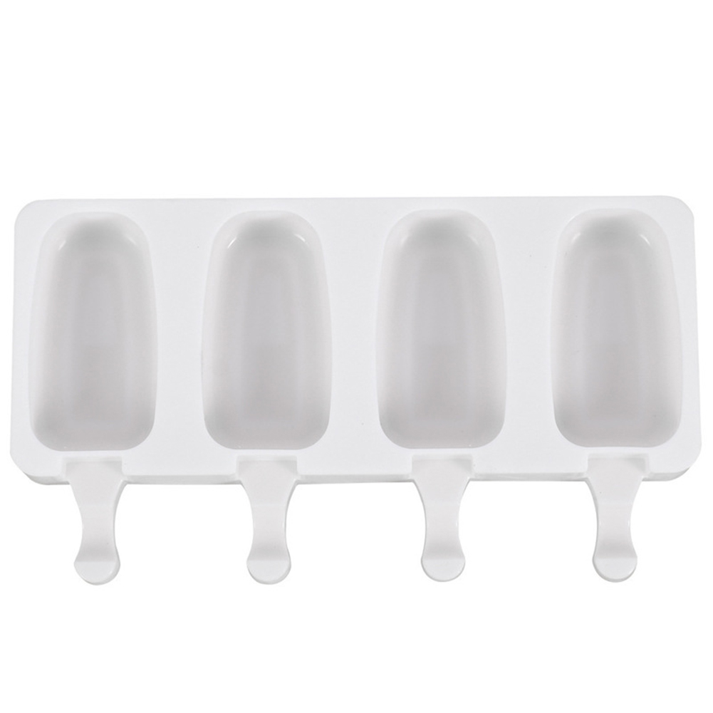 

4 Hole Silicone Ice Cream Mould Popsicle Maker DIY Dessert Freezer Mold, 501 Original