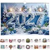 2027 Kit de calendrier mural de peinture en diamant bricol&eacute; &agrave; bougies &agrave; glace pour toi de perceuse partielle sp&eacute;ciale et de type &laquo; kit de calendrier pendu &agrave; bascule pour adultes &raquo; pour d&eacute;butants : d&eacute;coration de bureau &agrave; domicile