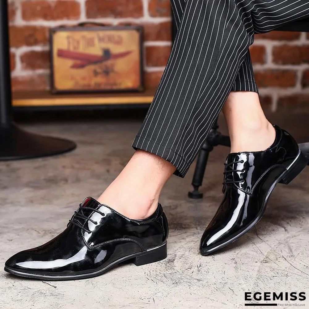 Dress Shoes Men Formal Shoes Pointed Toe Business Wedding Italian Shoes | EGEMISS