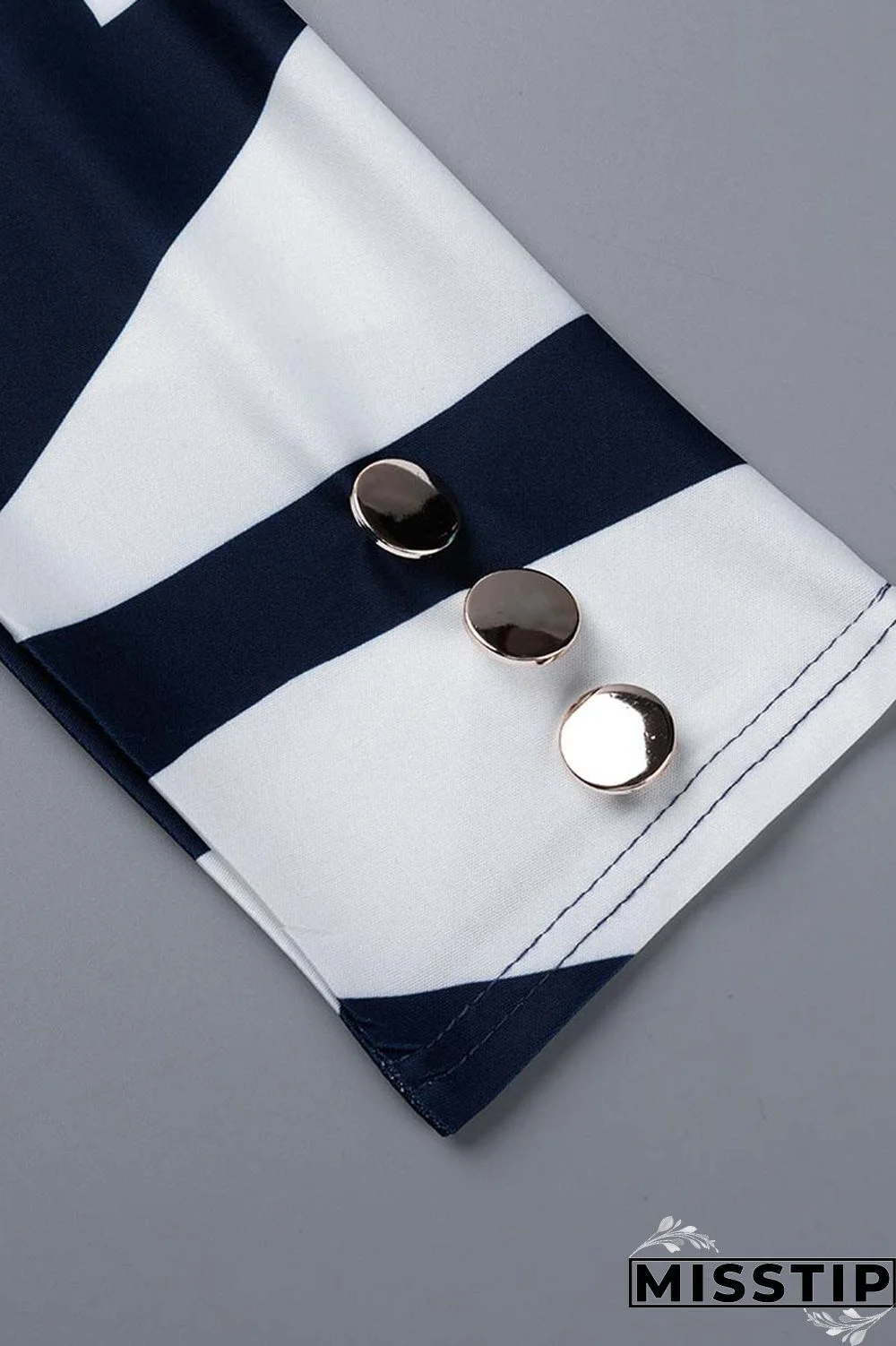 Black khaki Casual Print Hollowed Out Turtleneck Tops