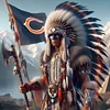 Indians nfl chicago bears-round drill diamond painting-40*40cm