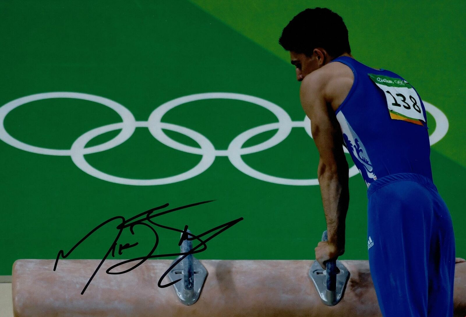 Max Whitlock Signed 12X8 Photo Poster painting Rio 2016 Tokyo 2020 Genuine Signature AFTAL COA E