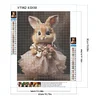 Diamond Painting -DIY Round Drill Dress Rabbit(40x50 CM)