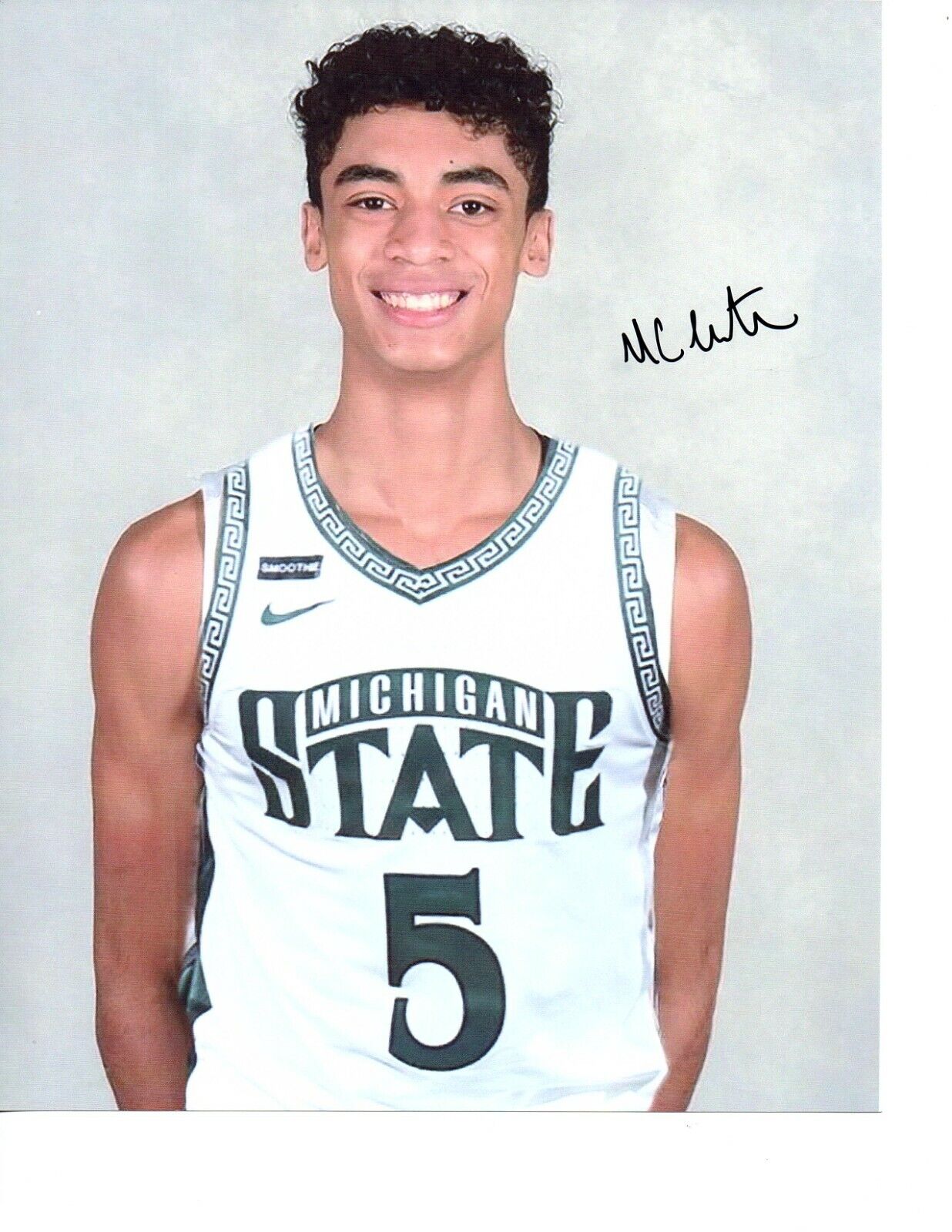 Max Christie Michigan State Spartans basketball autograph signed 8x10 Photo Poster painting MSU