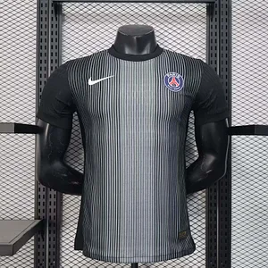 2025/2026 Player Version Psg Paris Saint-Germain Goalkeeper Black Football Shirt 1:1 Thai Quality