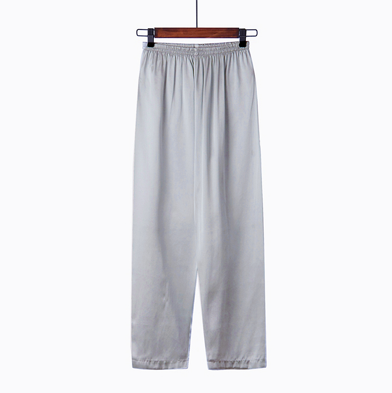 Pantalon en soie de pyjama en satin pour hommes- SOIE PLUS