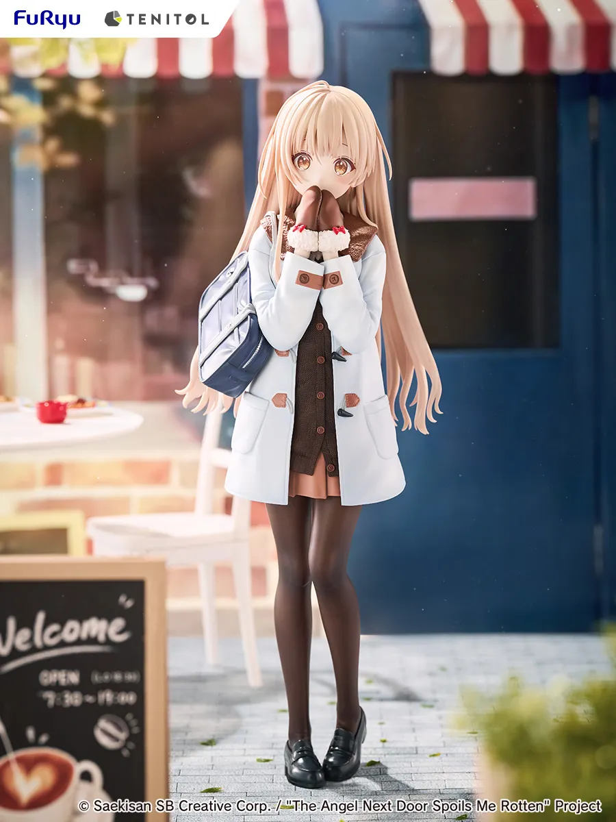 FURYU - TENITOL TALL The Angel Next Door Spoils Me Rotten 2 Mahiru Shiina Winter clothes ver. Complete Figure (Licensed)-