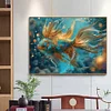 Diamond Painting-DIY Full Round Drill Gold Powder Betta Fish(40*50CM)