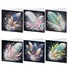 6Pcs plume-bricolage carte de voeux