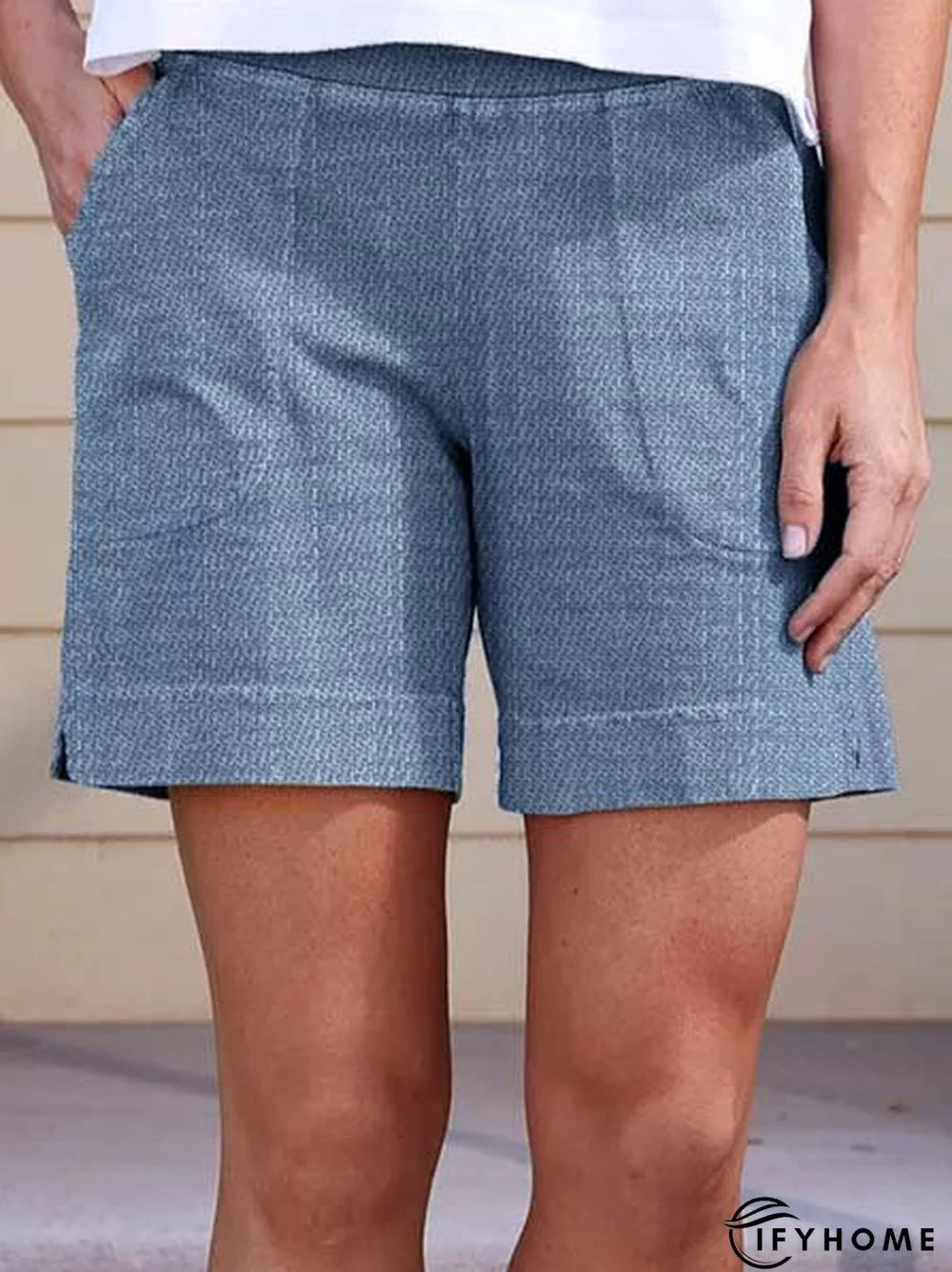 Solid Pockets Casual Shorts | IFYHOME