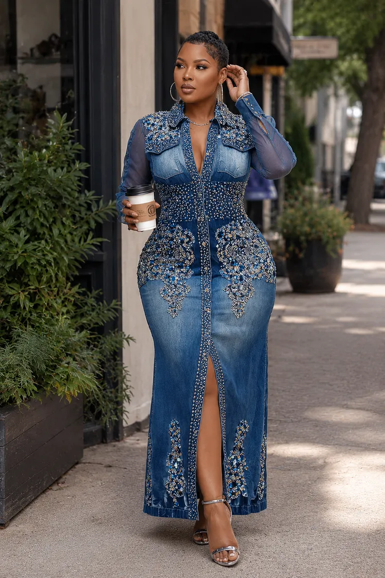 plus size long shirt dress Tunic in Light Weight Timeless Plus Size Fall Holiday Clothing 51.1 in City Chic Women's Lana Midi