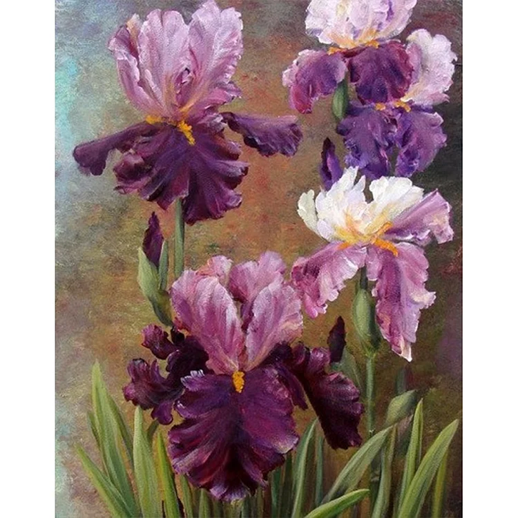 Purple Flower - Paint By Numbers
