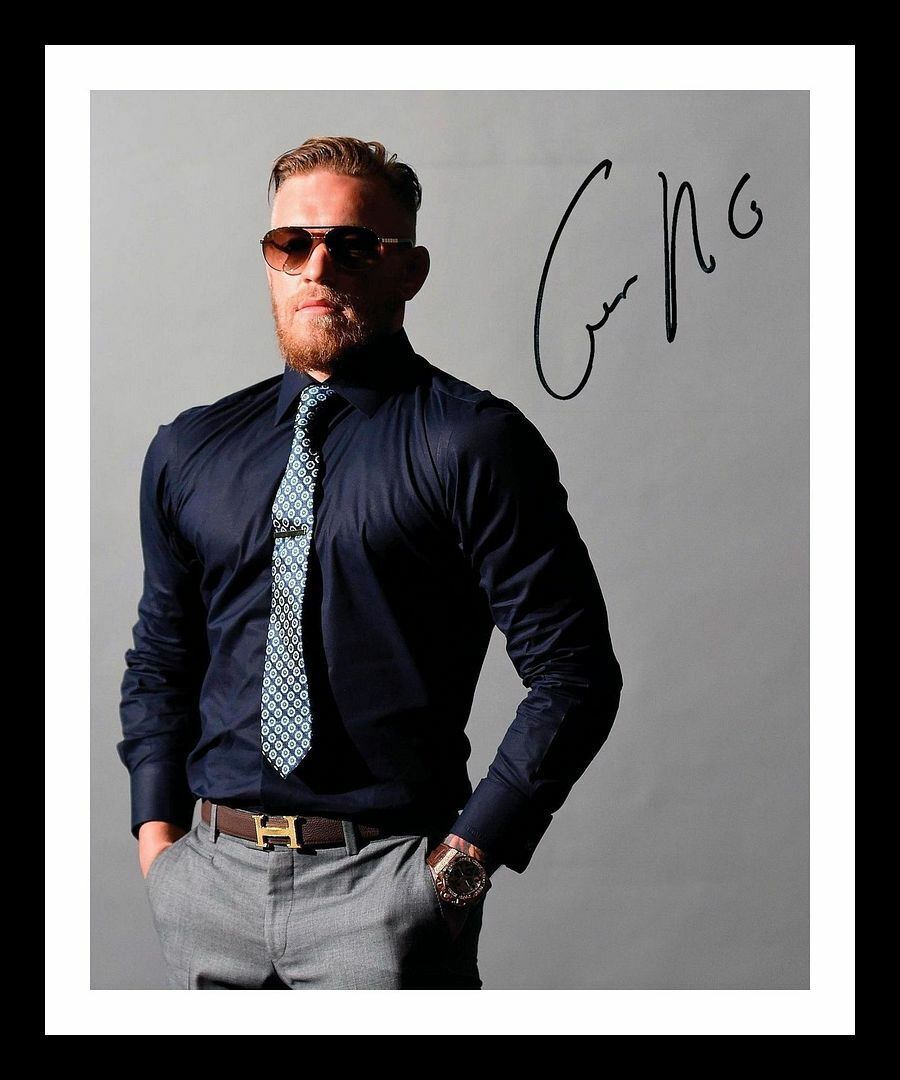 Conor McGregor - UFC Autograph Signed & Framed Photo Poster painting 9