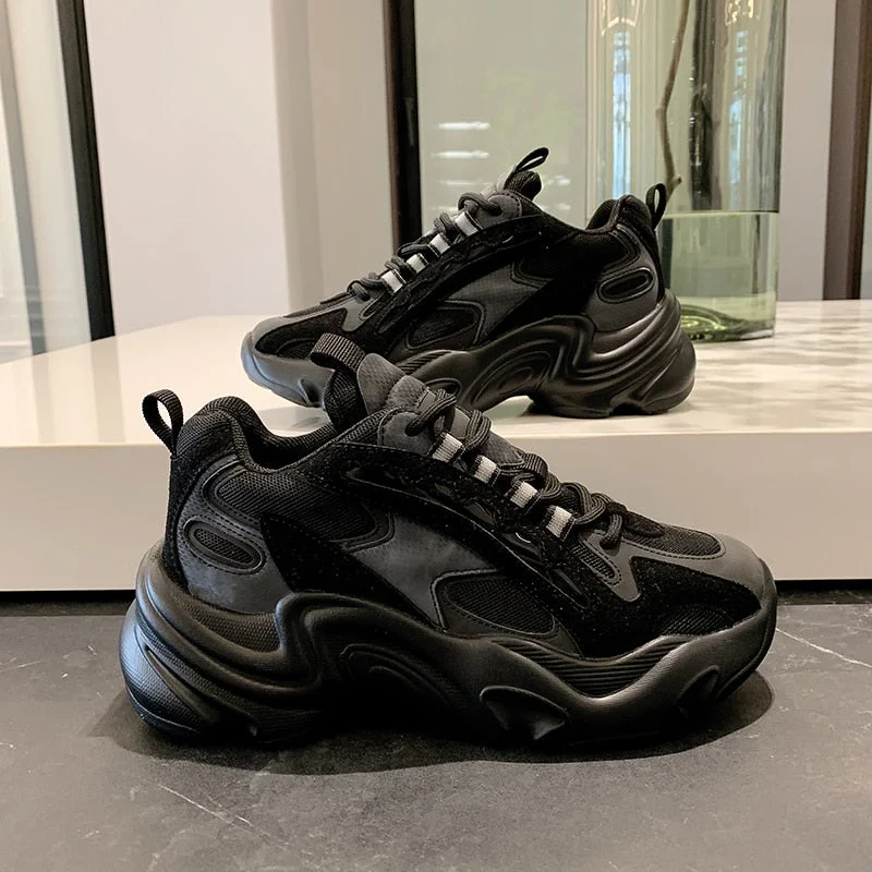 Women Platform Chunky Sneakers Designers Fashion Brand Casual Shoes Woman Tennis Basket Female Summer Vulcanized Shoes 2022