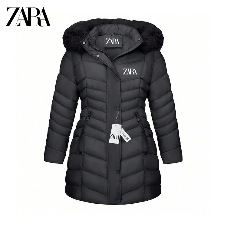 Elegantn&aacute; a pohodln&aacute; p&aacute;perov&aacute; bunda Zara