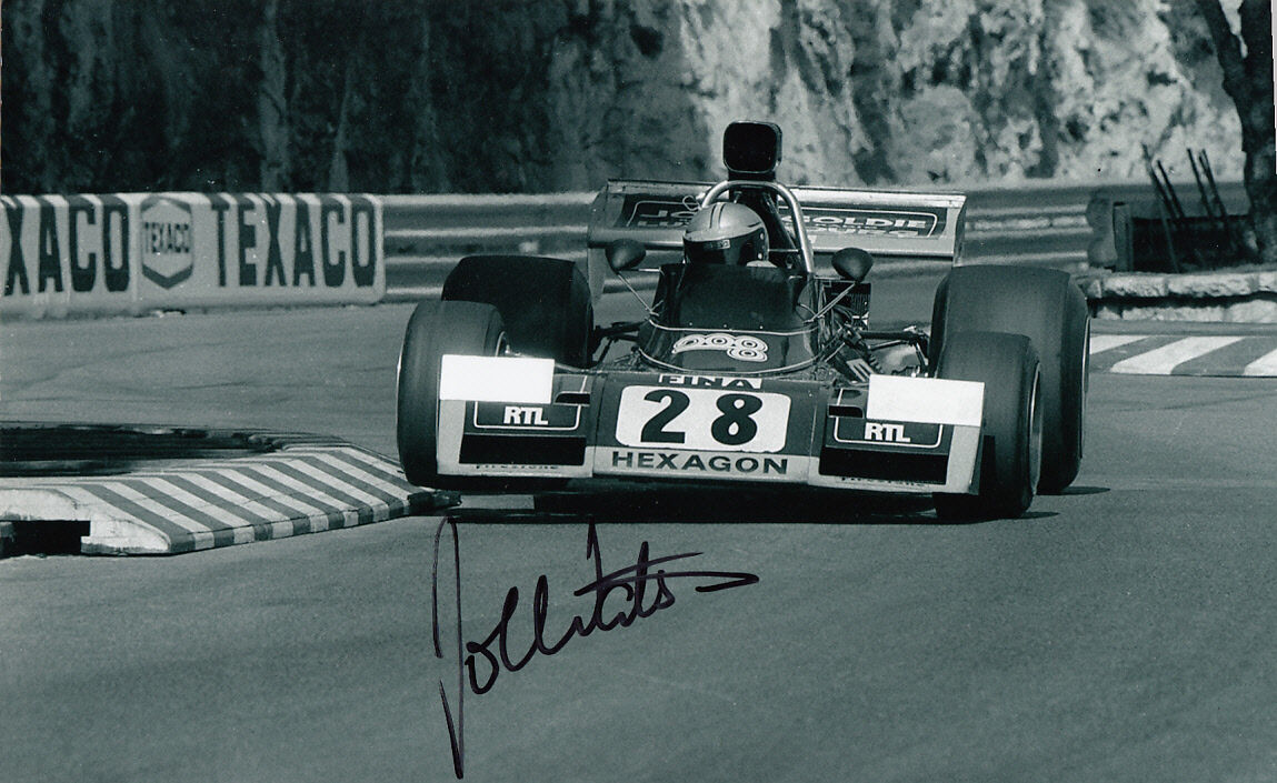 John Watson Hand Signed Goldie Hexagon F1 Photo Poster painting 12x8.