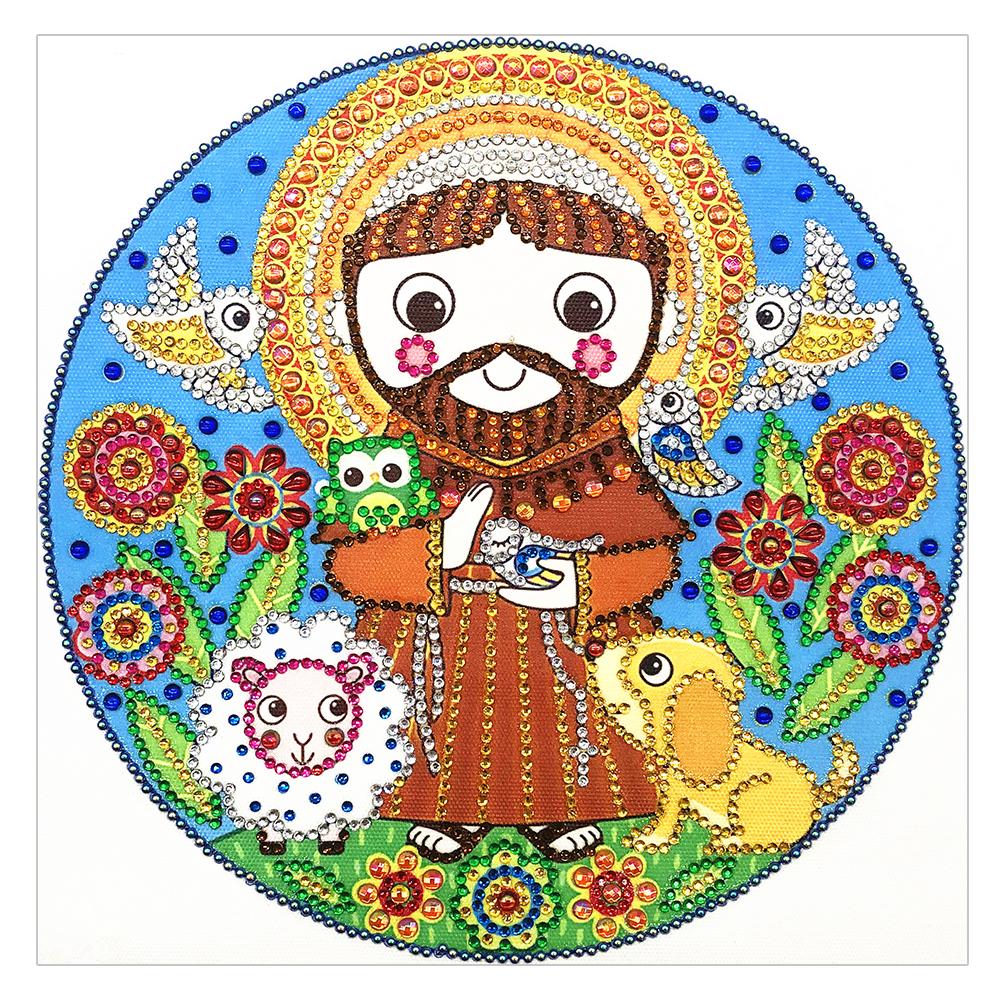 

30*30CM-God-Special Shaped Diamond Painting, 501 Original