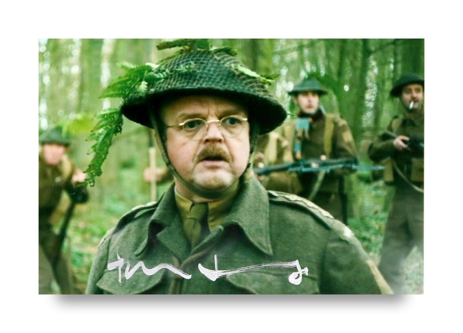 Toby Jones Signed 6x4 Photo Poster painting Dad's Army Captain Mainwaring Genuine Autograph +COA