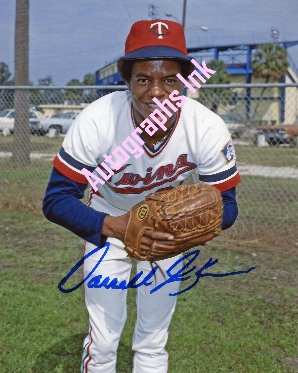 Darrell Jackson autographed 8x10 Minnesota Twins Topps Vault #1