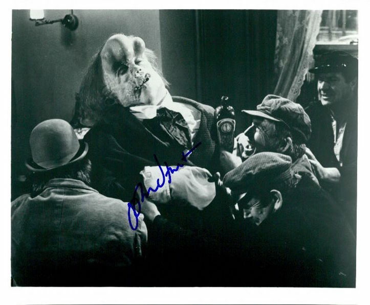 John Hurt (The Elephant Man) signed 8x10 Photo Poster painting COA