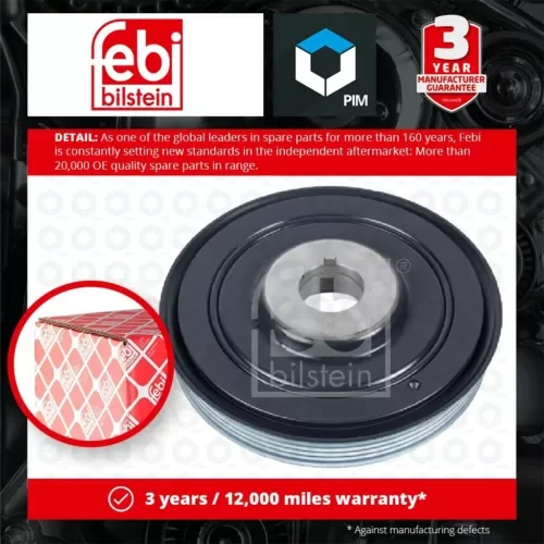 Crankshaft Pulley 28525 Febi Belt 0515L8 0515L9 0515T8 0515V5 0515V6 Quality New Parts
