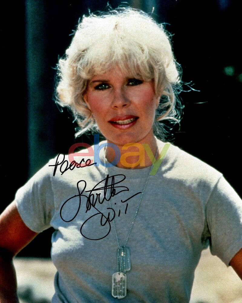 LORETTA SWIT AS HOT LIPS ON M.A.S.H. Signed 8x10 Photo Poster painting reprint