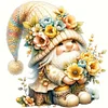 Floral Gnome Bead Embroidery Kit Pre-Printed Bead Cross stitch